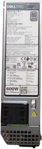 Dell 450-AKPR Server Voeding, 600 W, 80 PLUS Platinum, Zilver, Actief