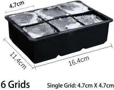 Lush Living Finds Large Silicone Ice Cube Tray Grid Whiskey Ice Mold For Drinks & Bar Use style2