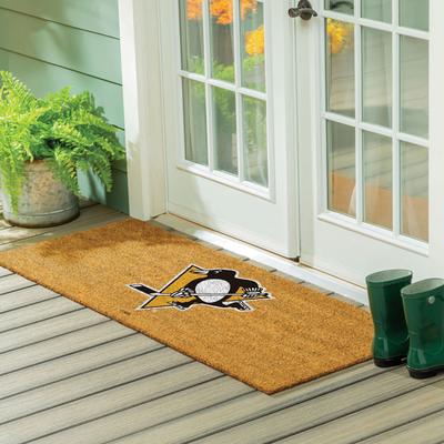 Evergreen Pittsburgh Penguins Full Color Indoor/Outdoor Coir Mat