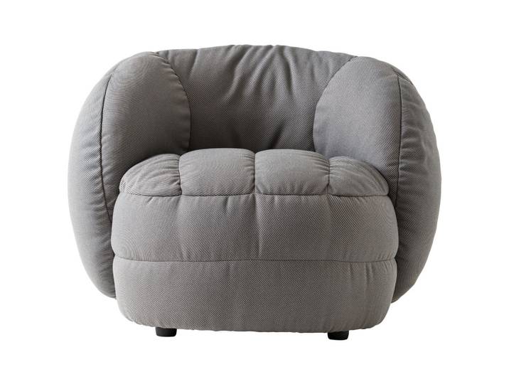 Connubia Sessel, Hellgrau, 96x76x91 cm, Stoffauswahl, Wohnzimmer, Sessel, Polstersessel