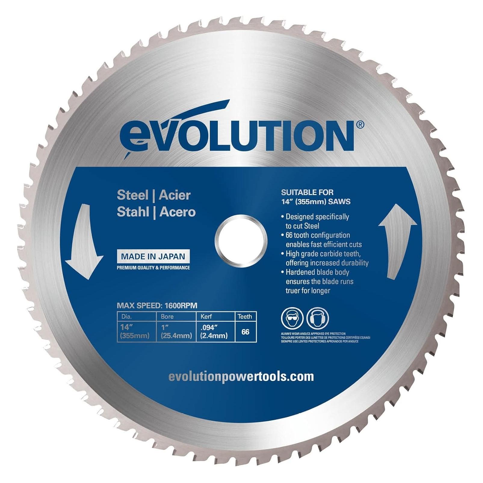 Evolution HM-Sägeblatt für 255 mm (EVO-255-52-S)