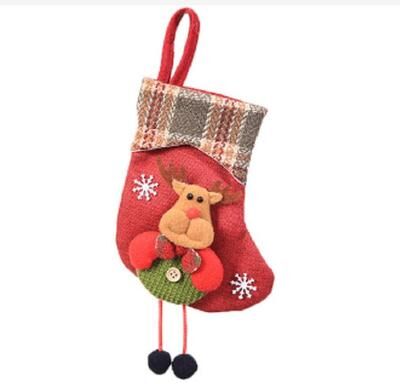 Inspired Deals Mini Christmas Stockings Gift Bags For Candy, Tree Decor & Holiday Party Decorations little Deer Style