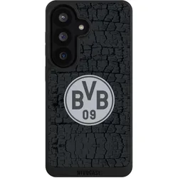 Nivocase Handyhülle für Samsung Galaxy S26 Hülle NIVOpure Case Schwarz BVB Borussia Dortmund Trikot (Samsung Galaxy S26), Smartphone Hülle, Schwarz