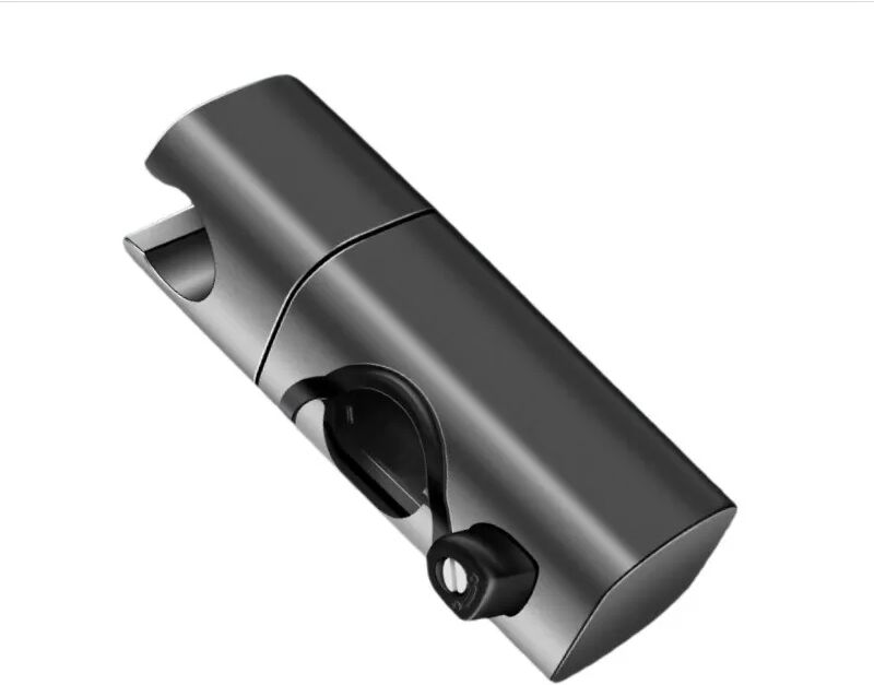 INF Verstellbare Duschkopfhalterung - Ohne Bohren, Universal Passform für 22-25mm Duschstangen Grau