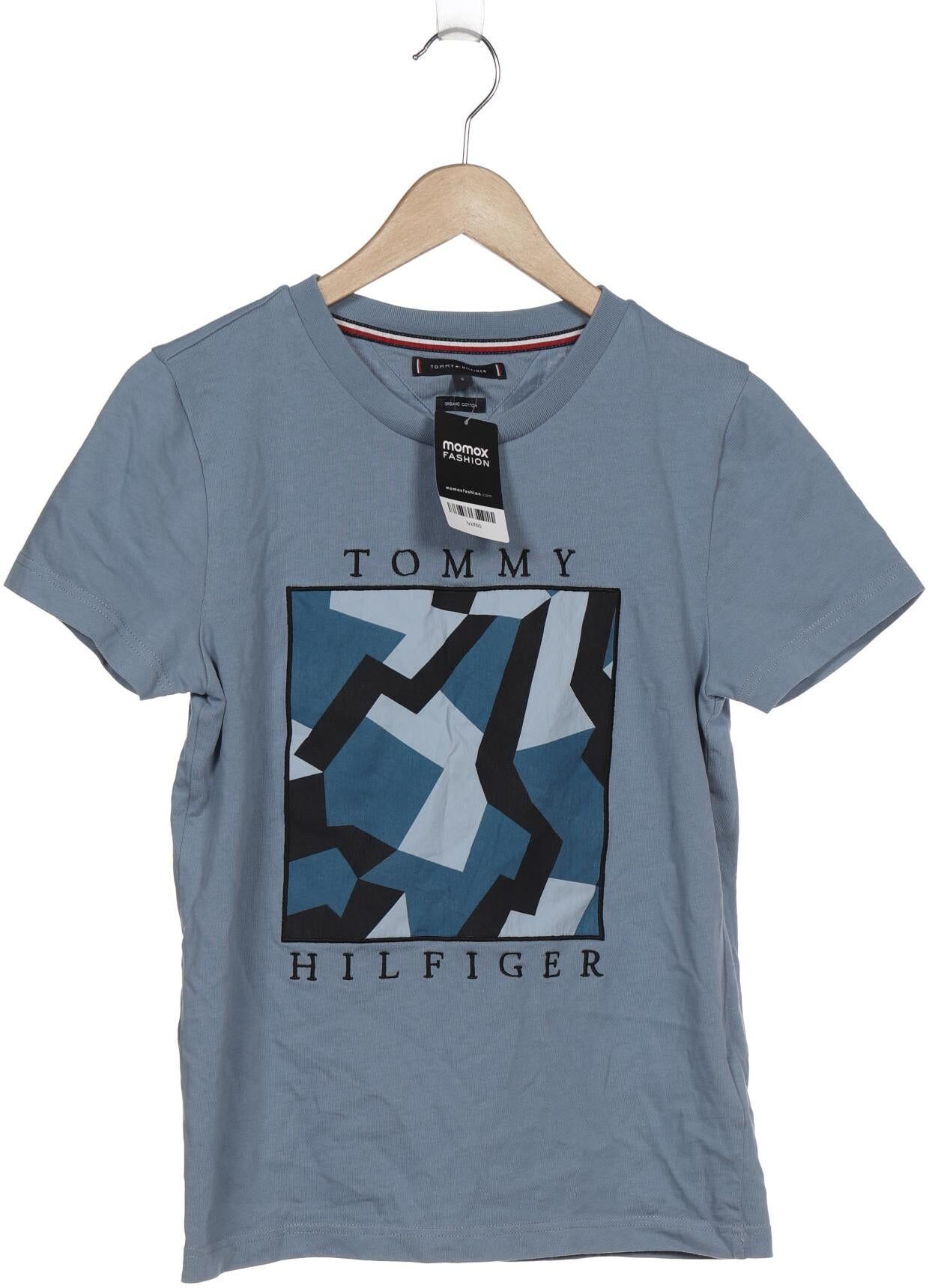 Tommy Hilfiger Herren T-Shirt, Blau, Gr. S, Baumwolle - Second Hand