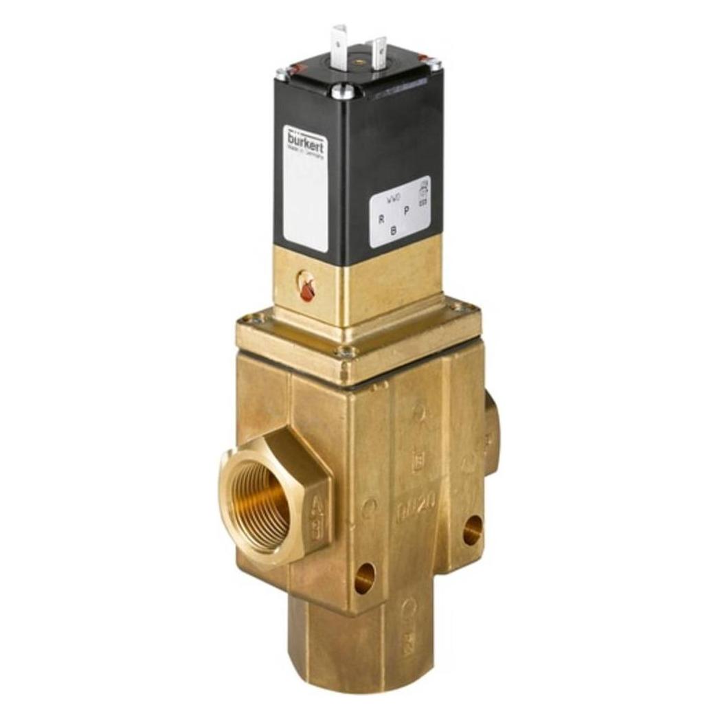 Bürkert 3/2-Wege-Magnetventil, Servokolben (351241)