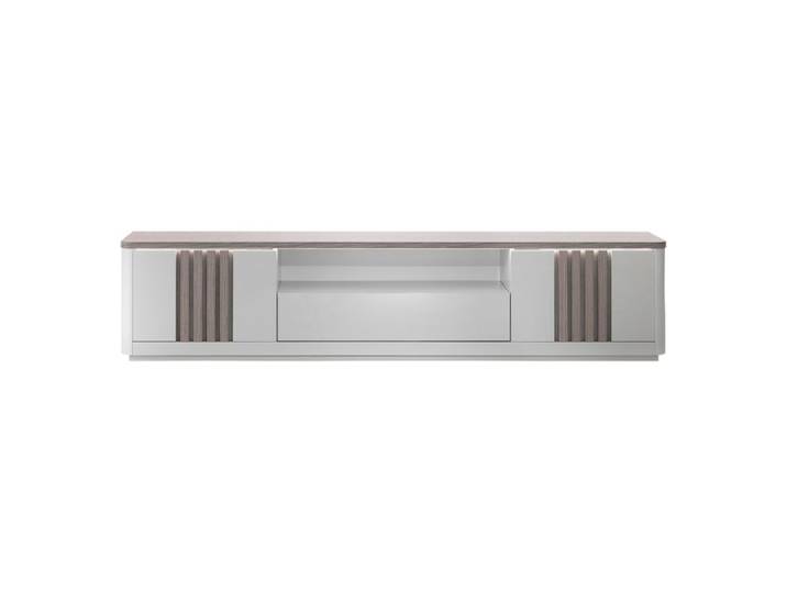 Meuble TV L 250 PESARO Imitation chêne/gris