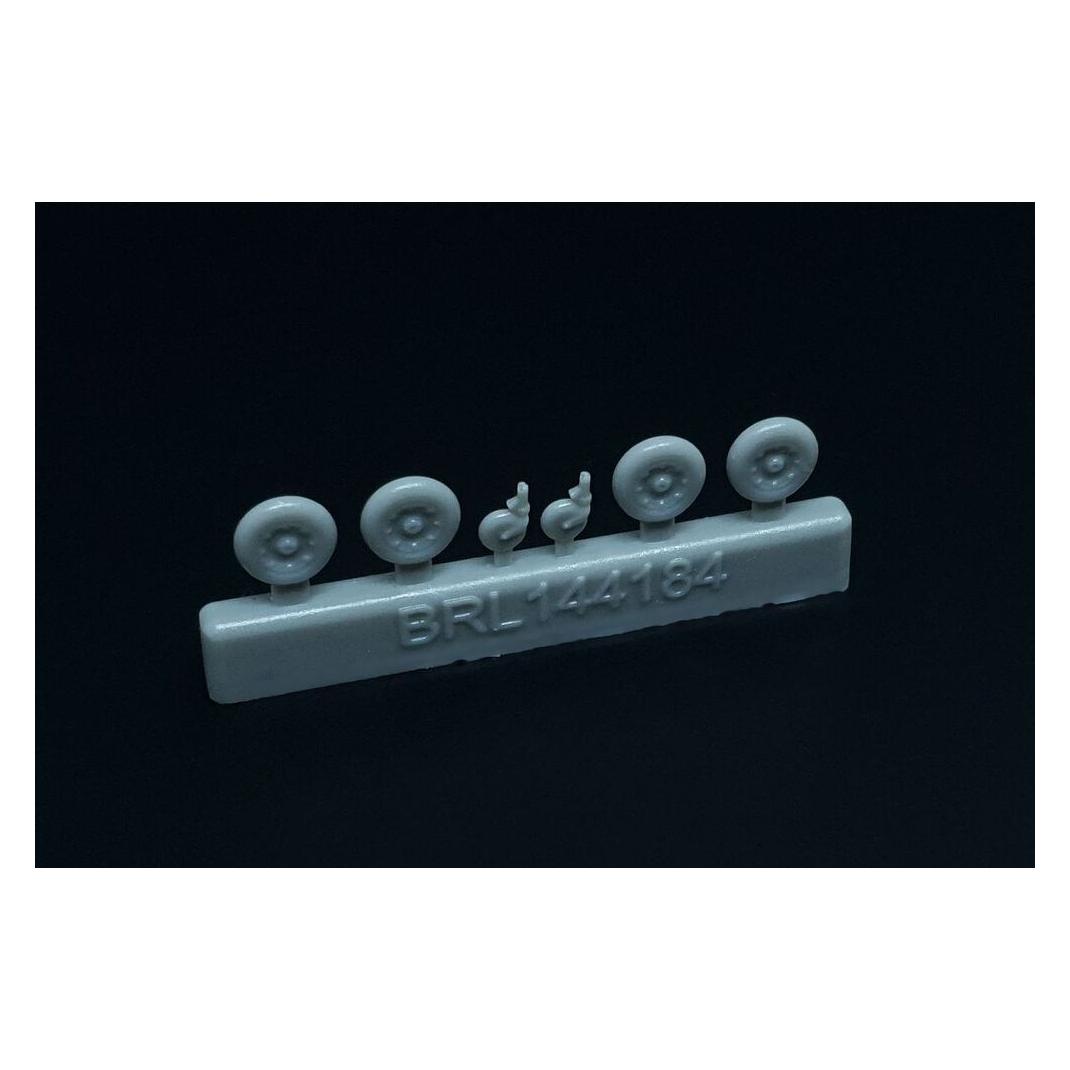 Brengun Messerschmitt Bf-109 K wheels set (2 sets) (BRL144184)