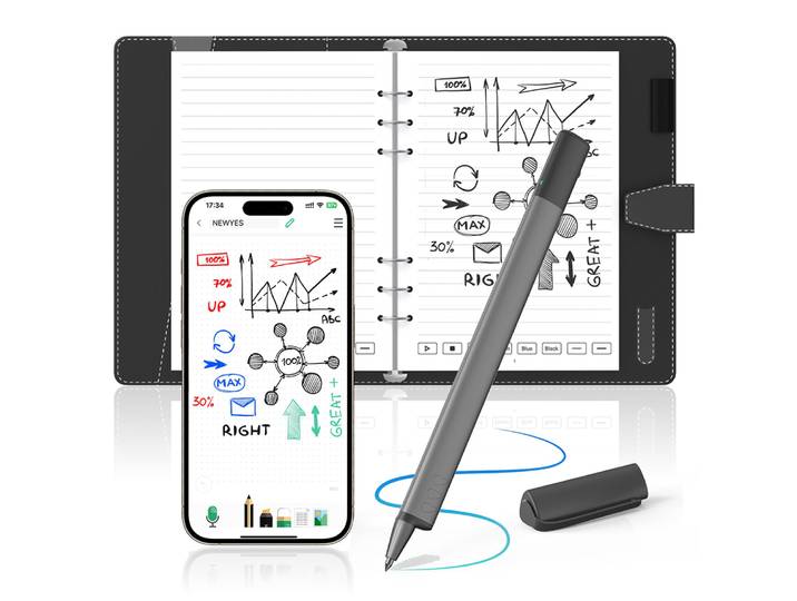 SyncPen 4 Set : Stylo Intelligent et Carnet Numérique avec Note Intelligente et Précise 2026