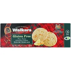 Walkers Shortbread Ingwer & Zitrone - Glutenfrei 140g