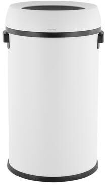 happimess Chuck Kitchen/Office 17.2-Gallon Open-Top Trash Can, Chrome