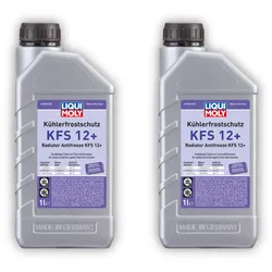 2x Kühlerfrostschutz LIQUI MOLY 21145 KFS 12+ Frostschutzmittel Kühlerschutz 1 L