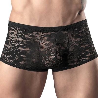 Male Power Men's Stretch Lace Mini Trunk