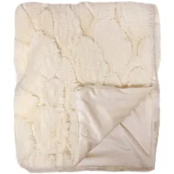 Dutch Decor Plaid 'Pommelien' 130 x 160 cm Cannoli Cream - Beige