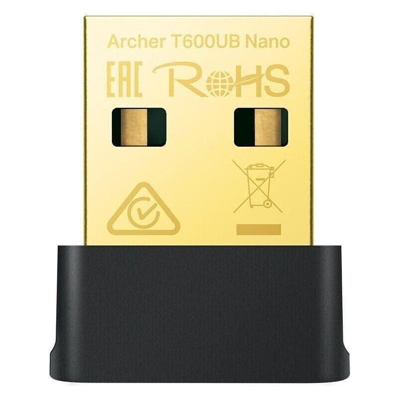 TP-Link AC600 Nano Wi-Fi Bluetooth Usb Adapter (USB, USB 2.0) (Archer T600UB Nano)
