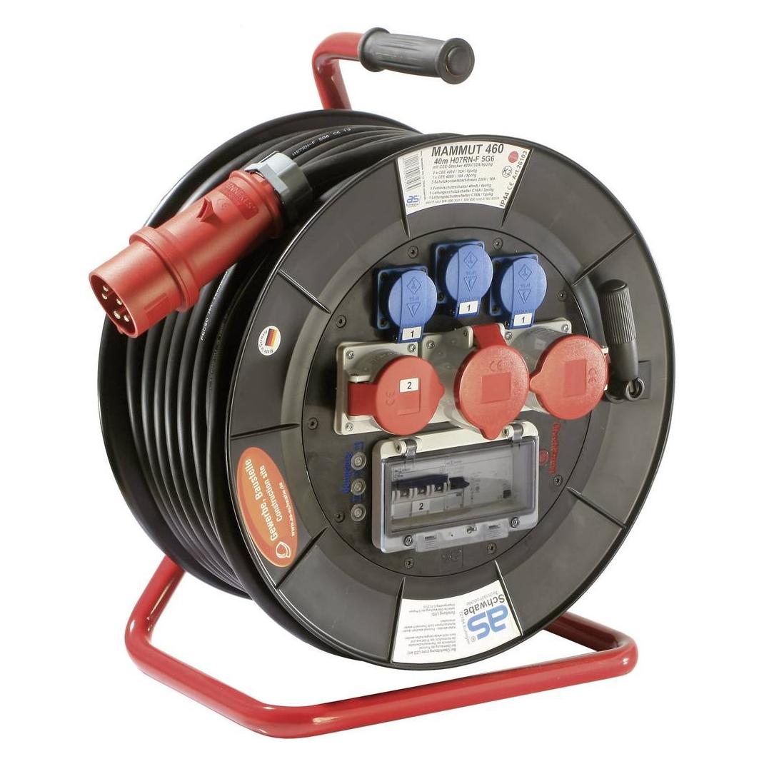 As - Schwabe Mammut Kabeltrommel (40 m, 6 mm²) (26103)