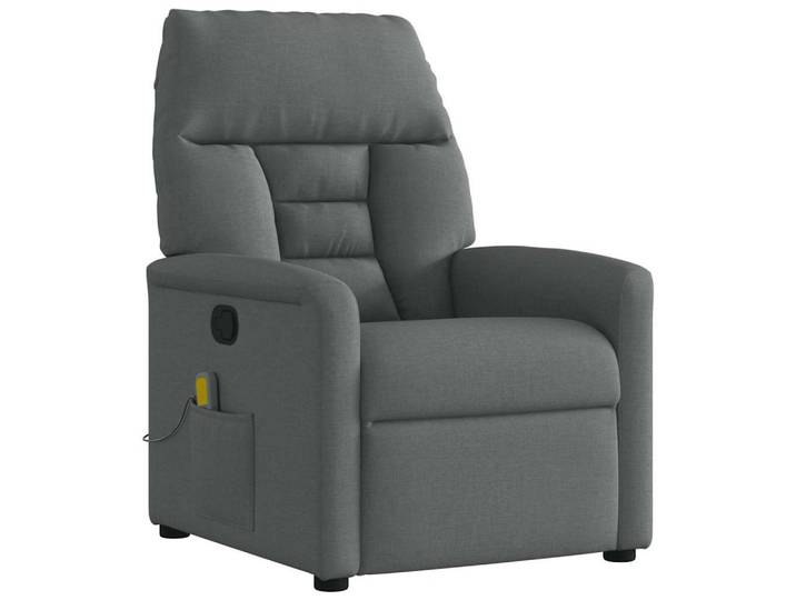 vidaXL Massagesessel, Massage-Relaxsessel, Stoff, Dunkelgrau