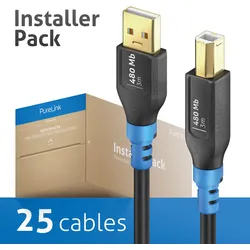 FI-U200-030-PCK - USB 480 Mb/s-Kabel, A Stecker auf B Stecker, 3,0 m, 25er Pack