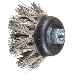PFERD TOOLS Topfbürste gezopft TBG M14 Edelstahl-Diamant-Draht 0,50mm - 43703023