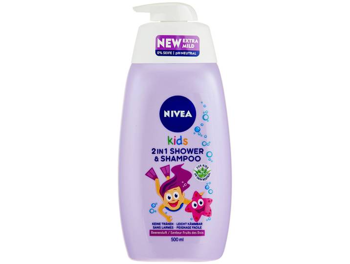 Nivea Kids 2in1 Shower & Shampoo Beerenduft