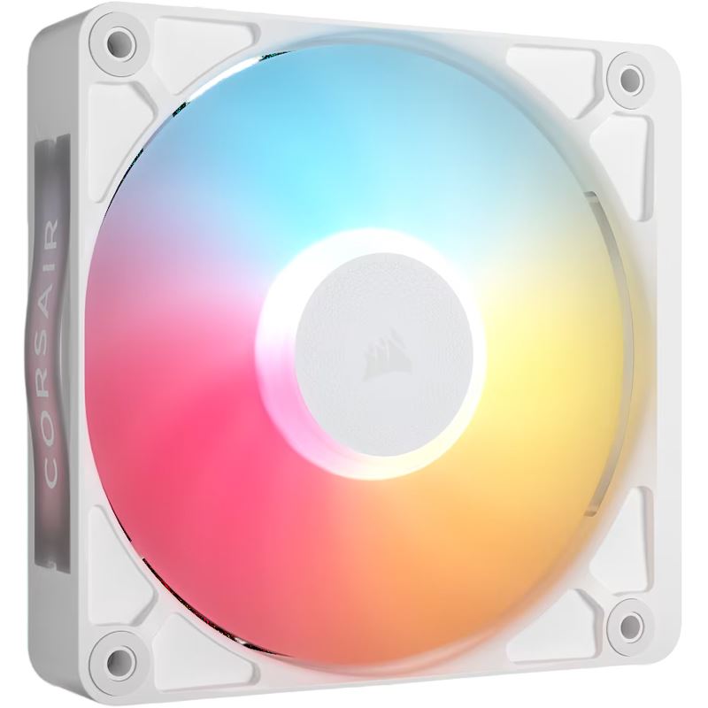 Corsair RX II RGB Series, iCUE LINK RX120 II RGB White, 120mm RGB Fan, Single Fan