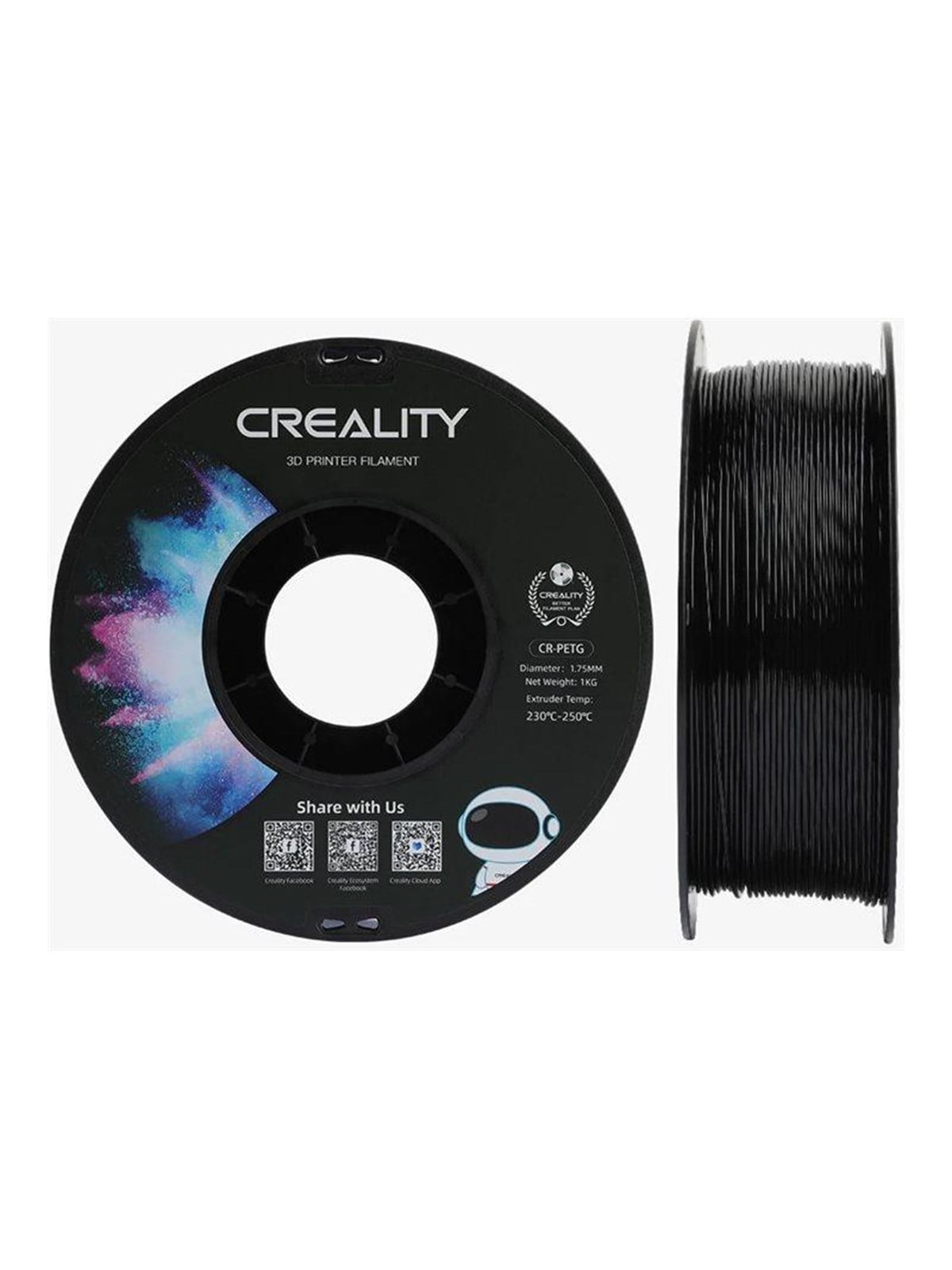 CREALITY 3D - black - CR-PETG filament, 1kg