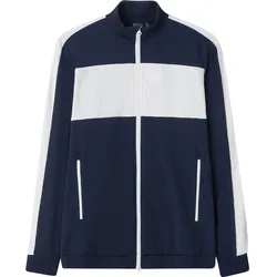 Cross Jacke Loft Full-Zip, navy/weiss