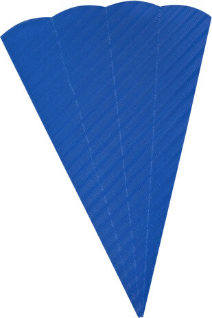 Wellpappe-Schultüte, blau, 68 cm