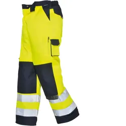 Warnschutz Bundhose "LYON" - XL - gelb/marine