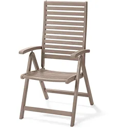Tchibo - Hochlehner »Leira« mit verstellbarer Rückenlehne - 56x72x86,5cm - grau -