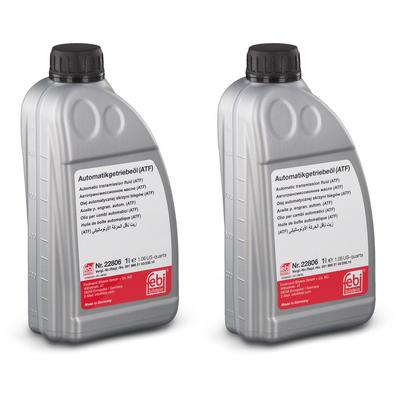 Febi Bilstein 2 L Automatikgetriebeöl (ATF) Getrieben, Wandler, Hydrolenkungen [Hersteller-Nr. 22806] für Landwind (jmc), Chevrolet, Dacia, Peugeot, A
