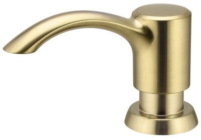 Inspire Daily Merch Kitchen Sink Soap Dispenser Built In Pumps Samodra Nickel Counter Liquid Soap Bottle brushed Gold