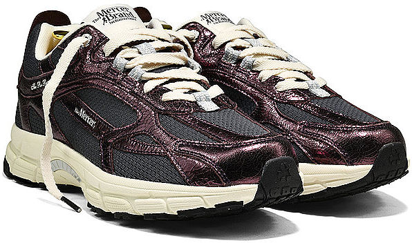 THE MERCER BRAND Sneaker THE RE-RUN CRACK dunkelrot   38 38