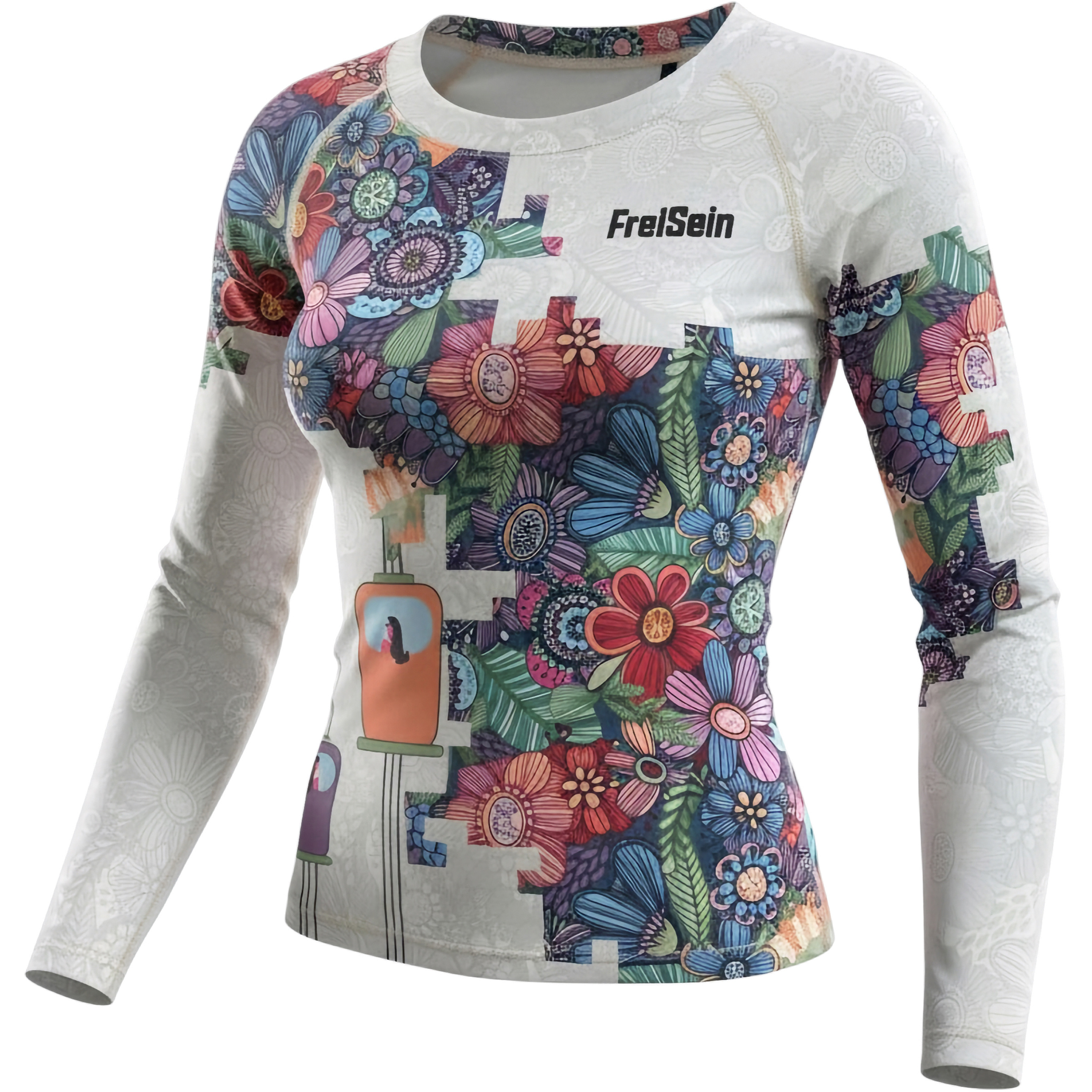 FreiSein BergAb Damen Longsleeves grau Größe S Lifestyle Elastisch