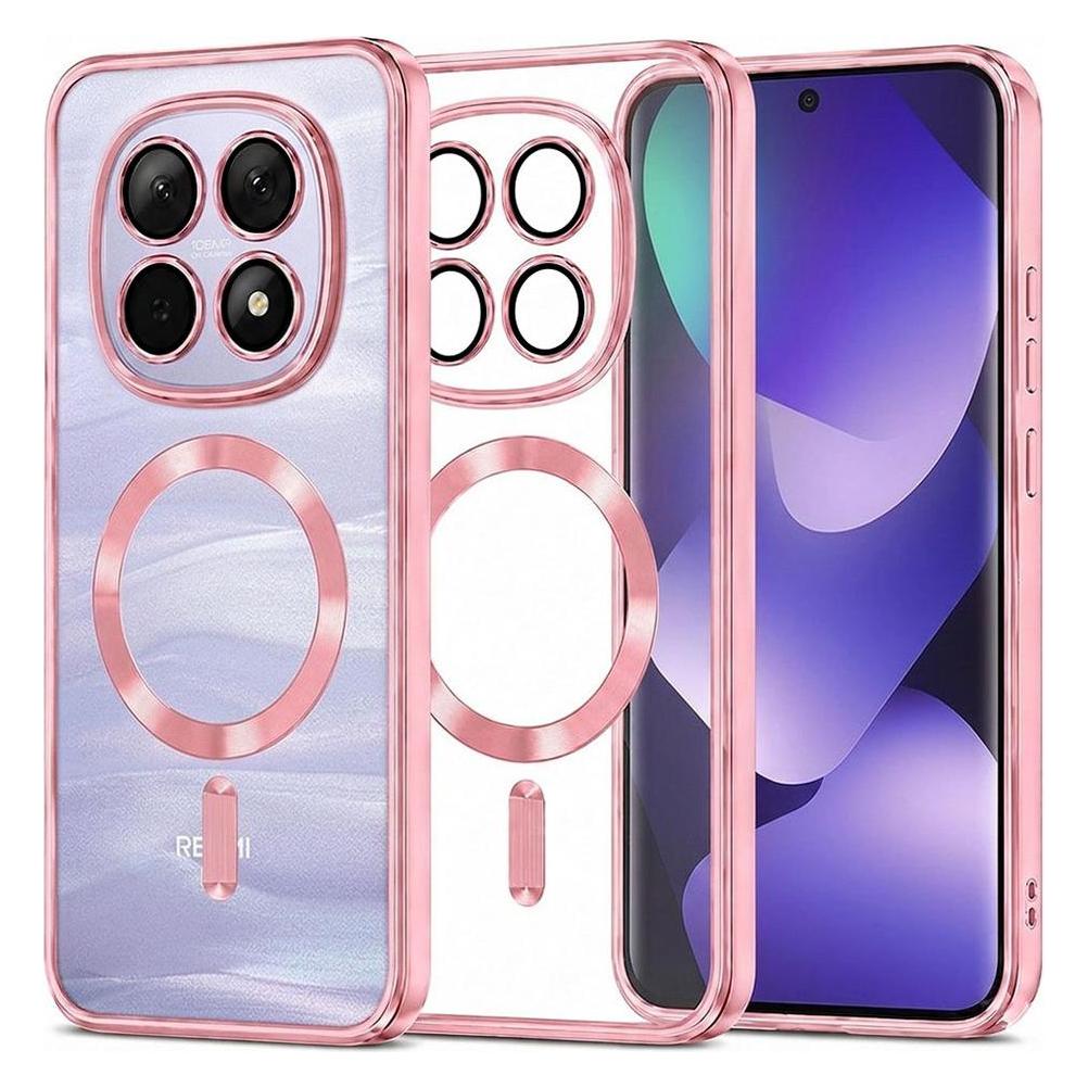 Techsuit - Luxury Crystal MagSafe - Xiaomi Redmi Note 15 5G / Note 15 4G / Poco M8 5G - Pink (Xiaomi Redmi Note 15 5G, Xiaomi Redmi Note 15 Pro 4G) (69678557)