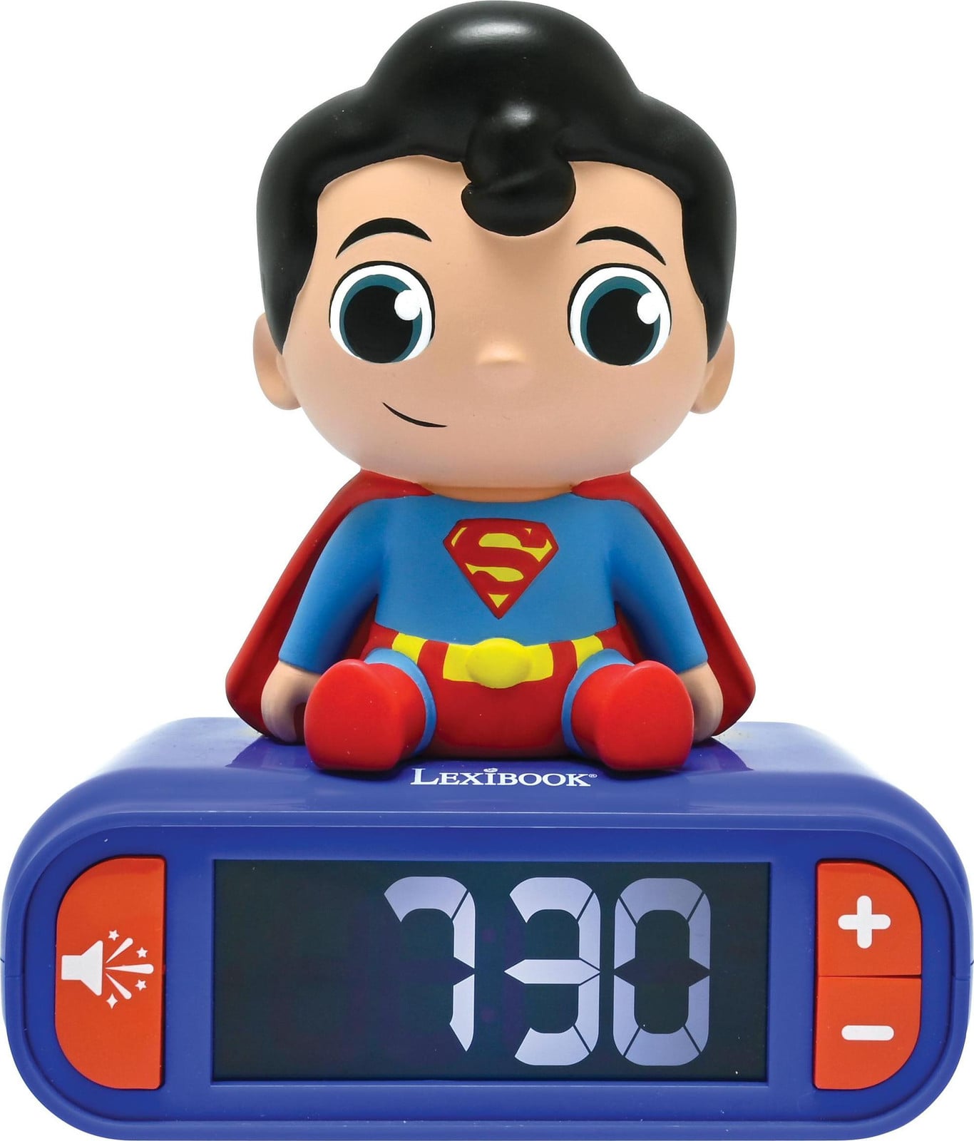 Lexibook Superman LED nachtlampje met wekker en geluidseffecten