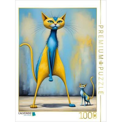 CALVENDO Puzzle Katzen - Der Revoluzzer | 1000 Teile Lege-Größe 64x48cm Foto-Puzzle für glückliche Stunden, Sonstige von , Calvendo Puzzle
