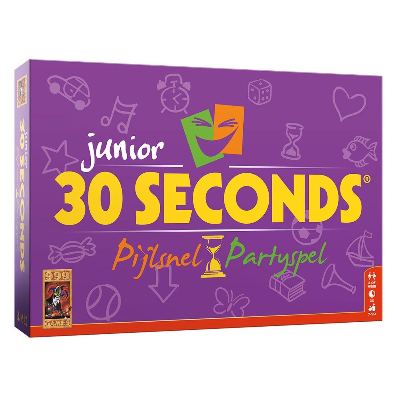 999Games 30 Seconds Junior (Niederländisch, 3 - 24 Spieler) (999-SEC05)