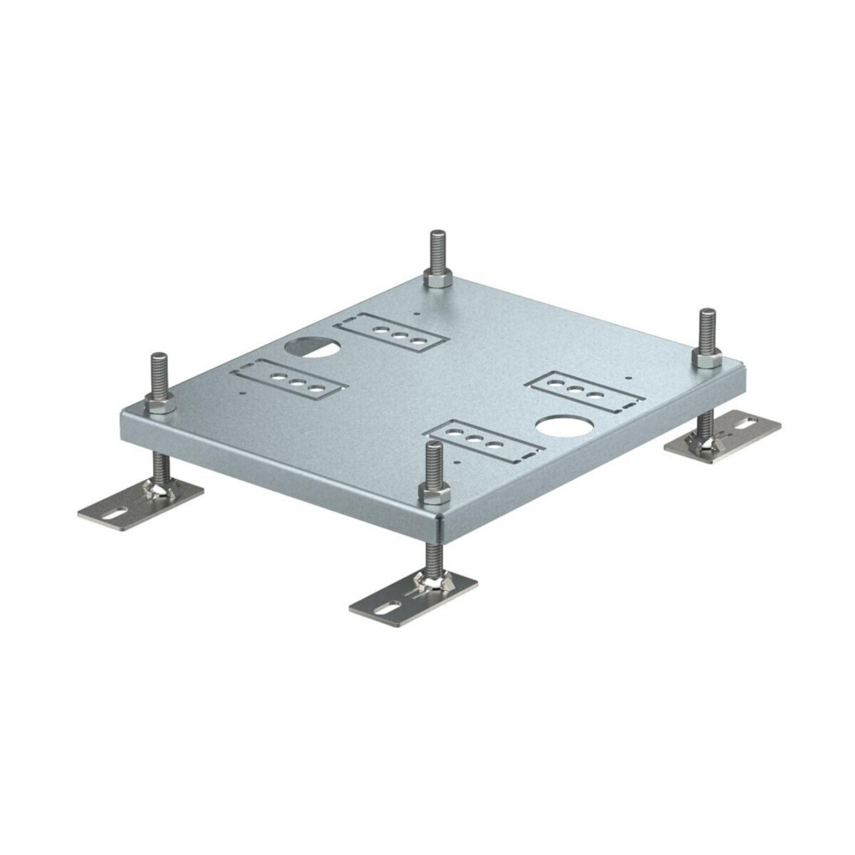 OBO HE60 UDHOME4 Hoogteverlengstuk voor UDHome4, afmetingen 240 x 200 x 15 mm