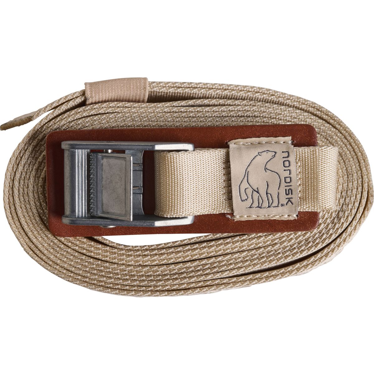 Nordisk Webbing Straps set (2 Pcs), 2.5cm x 350cm sandshell 10221437