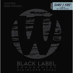 Warwick BlackLabel 045-135, 5-string - Saiten E-Bass