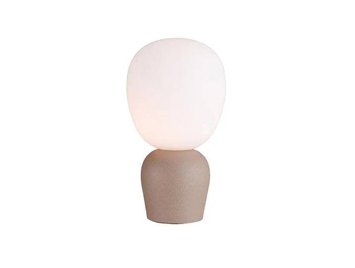 Belid Lampe de table Buddy verre opale Sable (beige)