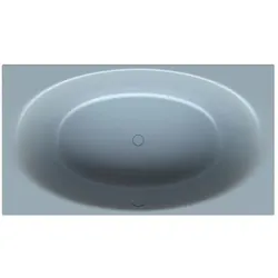 Bette BetteEve Badewanne 6042-418PLUS 180x100x45cm, Glasur, Blue Satin