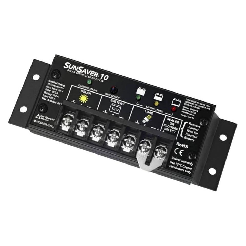 Morningstar Sunsaver SS-10 12V Laderegler PWM 12 V 10 A (SS-10-12V)