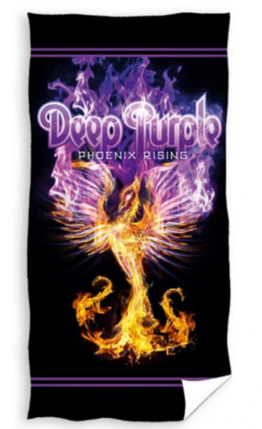 Deep Purple strandlaken voor volwassenen, 70 x 140 cm
