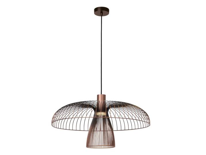 Lucide NIGELLA - Hanglamp - Ø 60 cm - 1xGU10 (MR16) - Koffie - Essential