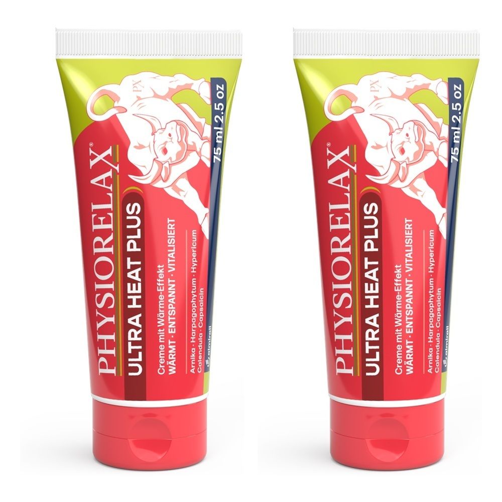 Physiorelax Ultra Heat Plus Creme x2 2x75 ml