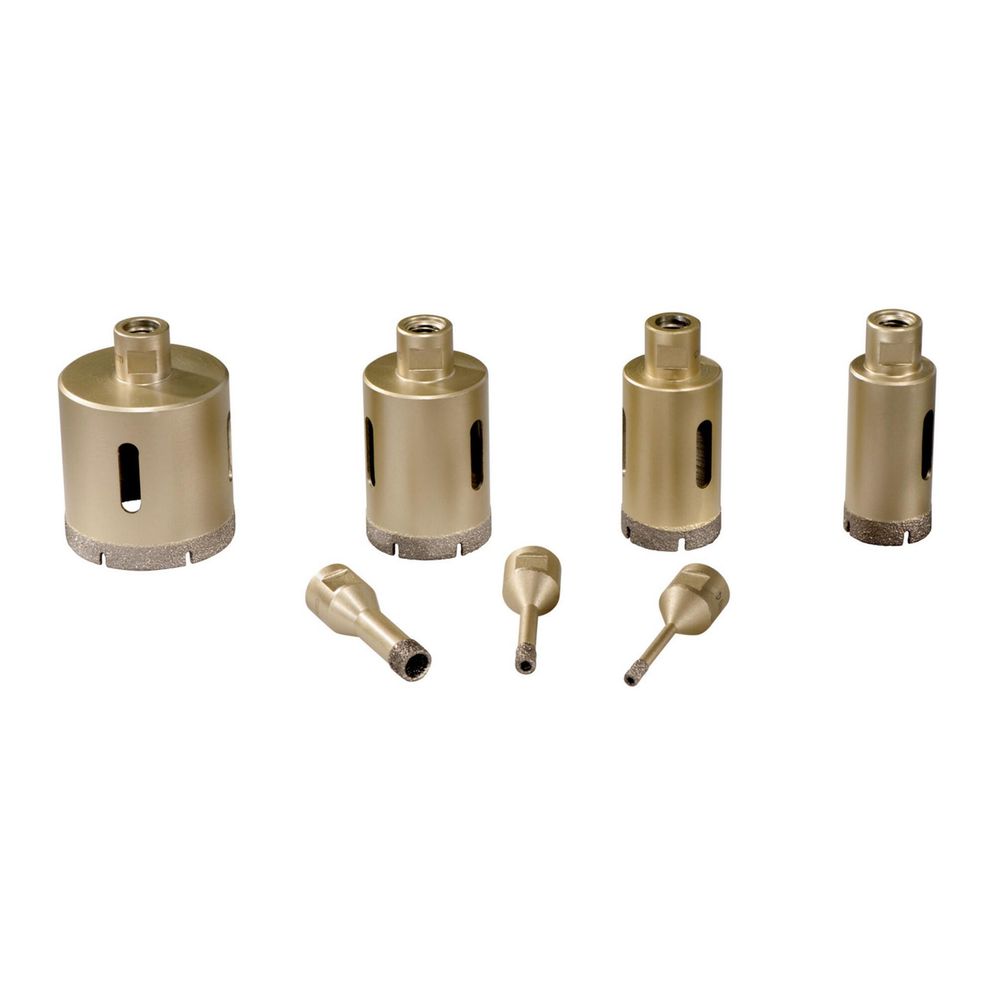 Metabo Fliesen-Diamantbohrkronen-Set "Dry", 7-teilig, M 14 (628317000)