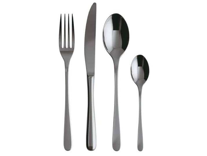 Rosenthal Sambonet - Schwarzes Besteck Besteck-Set - Schwarz - Taste - 24-teilig - Spülmaschinenfest
