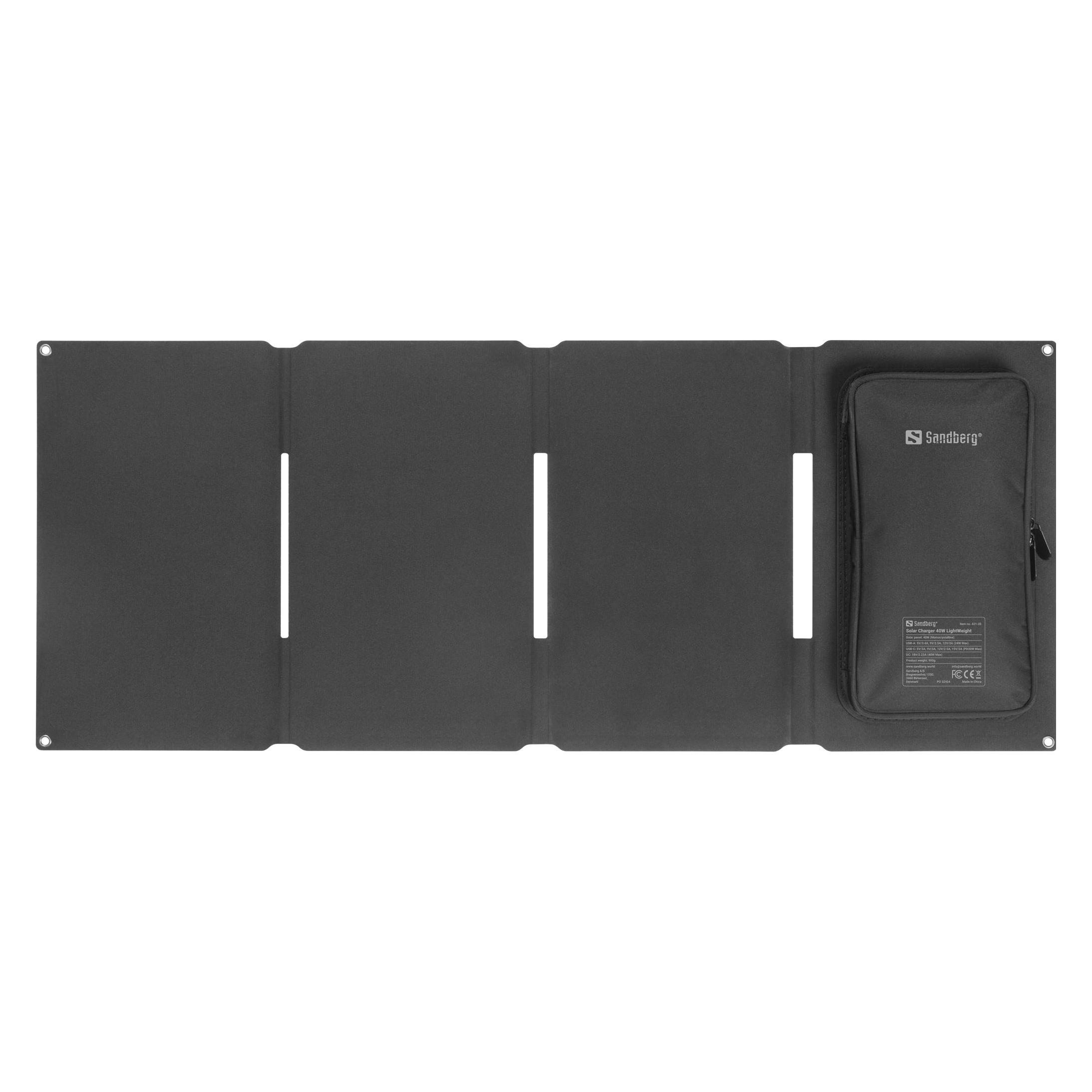 Sandberg Solar Charger (40 W, 0.90 kg) (421-20)